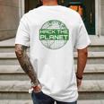 Hack The Planet Software Developer Mens Back Print T-shirt Gifts for Men