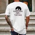 Hakuna Ma Tatas Funny Mens Back Print T-shirt Gifts for Men