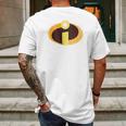 The Incredibles Logo Costume Mens Back Print T-shirt Gifts for Men