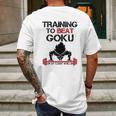 Interesting Vegetatraining To Beat Goku Or At Least Krillin Mens Back Print T-shirt Gifts for Men