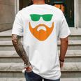 Irish Beard Ireland St Pattys Ginger Redhead Celtic Gaelic Mens Back Print T-shirt Gifts for Men