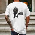 Issa Mood Funny Bernie Sanders Mittens Meme Mens Back Print T-shirt Gifts for Men