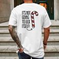 It’S Not Going To Lick Itself Candy Cane Mens Back Print T-shirt Gifts for Men