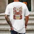 Japanese Artwork Samurai Riding Wild Toad Nippon Kanji Mens Back Print T-shirt Gifts for Men