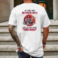 Je Nai Pas Ma Propre Moto Mais Jai Mon Propre Motard Moon Mens Back Print T-shirt Gifts for Men