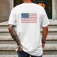 Jeeps And Paw Dog American Flag 4Th Of July Independence Day H Mens Back Print T-shirt Gifts for Men