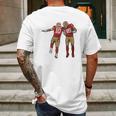 Jimmy Garoppolo X George Kittle San Francisco 49Ers T-Shirt Mens Back Print T-shirt Gifts for Men