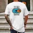 Joes Surf Shop Graphic Art Mens Back Print T-shirt Gifts for Men