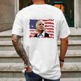 John Mccain T-Shirt - American Hero Retro Flag Usa Shirt Mens Back Print T-shirt Gifts for Men