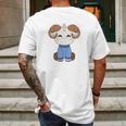 Jschlatt Plush Mens Back Print T-shirt Gifts for Men