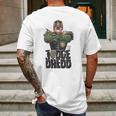 Judge Dredd In My Sights Mens Back Print T-shirt Gifts for Men