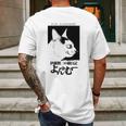 Junji Its Cat Diary Yon And Mu Cat Profile Mens Back Print T-shirt Gifts for Men