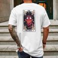 Kawaii Pastel Goth Art The Devil Tarot Cute Demon Cat Creepy Mens Back Print T-shirt Gifts for Men