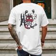 Kawaii Pastel Goth Art Devilish Cute Cat Demon Painting Mens Back Print T-shirt Gifts for Men