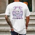 Kawaii Pastel Goth Cute Creepy Girl And Bats Mens Back Print T-shirt Gifts for Men