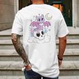 Kawaii Pastel Goth Witchy Cat And Skull Cute Creepy Mens Back Print T-shirt Gifts for Men