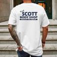 Keith Scott Body Shop North Carolina Mens Back Print T-shirt Gifts for Men