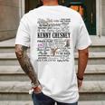 Kenny Chesney Lyrics Tshirt Raglan Music Lyrics Mens Back Print T-shirt Gifts for Men