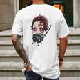 Kimetsu No Yaiba Demon Slayer Main Mens Back Print T-shirt Gifts for Men