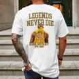 Kobe Legends Never Die Mens Back Print T-shirt Gifts for Men