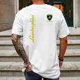 Lamborghini Follow Your Ears Mens Back Print T-shirt Gifts for Men