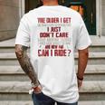 Too Lazy To Run From My Problems 2022 Trend Mens Back Print T-shirt Gifts for Men