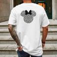 Leopard Minnie Cheetah Minnie Mens Back Print T-shirt Gifts for Men