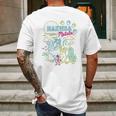 Lion King Neon Outline Group Shot Sketch Mens Back Print T-shirt Gifts for Men