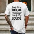 I Am Her Thelma Shes My Louise Mens Back Print T-shirt Gifts for Men