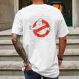 Logo Stencil On Brick Mens Back Print T-shirt Gifts for Men