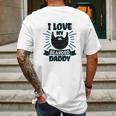 I Love My Bearded Daddy For Fathers Day With Grunge Infant Creeper Mens Back Print T-shirt Gifts for Men