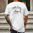 I Love Daddy Shark Mens Back Print T-shirt Gifts for Men