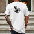 Majestic Bighorn Sheep Print Mens Back Print T-shirt Gifts for Men