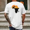 Majestic Elephant Strolling Into The Sun Africa Mens Back Print T-shirt Gifts for Men