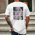 Marilyn With Blunt Mens Mens Back Print T-shirt Gifts for Men