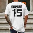 Megan Rapinoe 15 Mens Back Print T-shirt Gifts for Men