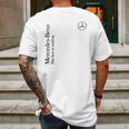 Mercedes-Benz Mens Back Print T-shirt Gifts for Men