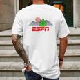 Middle Finger To Espn Mens Back Print T-shirt Gifts for Men