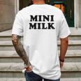 Mini Milk Oppai Anime Gift Mens Back Print T-shirt Gifts for Men