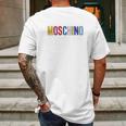 Moschino Milano Gift Mens Back Print T-shirt Gifts for Men