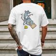 Mouse Screwing A Mouse In A Mousetrap Funny Joke T-Shirt Mens Back Print T-shirt Gifts for Men