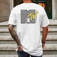 Mtv With Checkerboard Mens Back Print T-shirt Gifts for Men