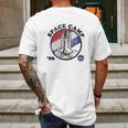 Nasa Space Camp Red White And Blue 86 Badge Mens Back Print T-shirt Gifts for Men