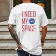 Nasa Space Program Retro Mens Back Print T-shirt Gifts for Men