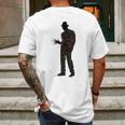 A Nightmare On Elm Street Freddy Silhouette Fill Mens Back Print T-shirt Gifts for Men