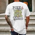 Ninja Turtles Pizza Forever Mens Back Print T-shirt Gifts for Men