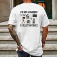 Not A Hoarder Love Antiquing- Junk & Thrift Mens Back Print T-shirt Gifts for Men