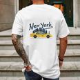 Nyc New York Yellow Cab Taxi Gift Souvenir Mens Back Print T-shirt Gifts for Men