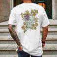 Old Glory Mardi Gras Voodoo Zombie Skull Mens Mens Back Print T-shirt Gifts for Men