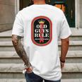 Old Guys Rule Wise Man Mens Back Print T-shirt Gifts for Men